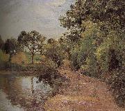 Camille Pissarro pond painting